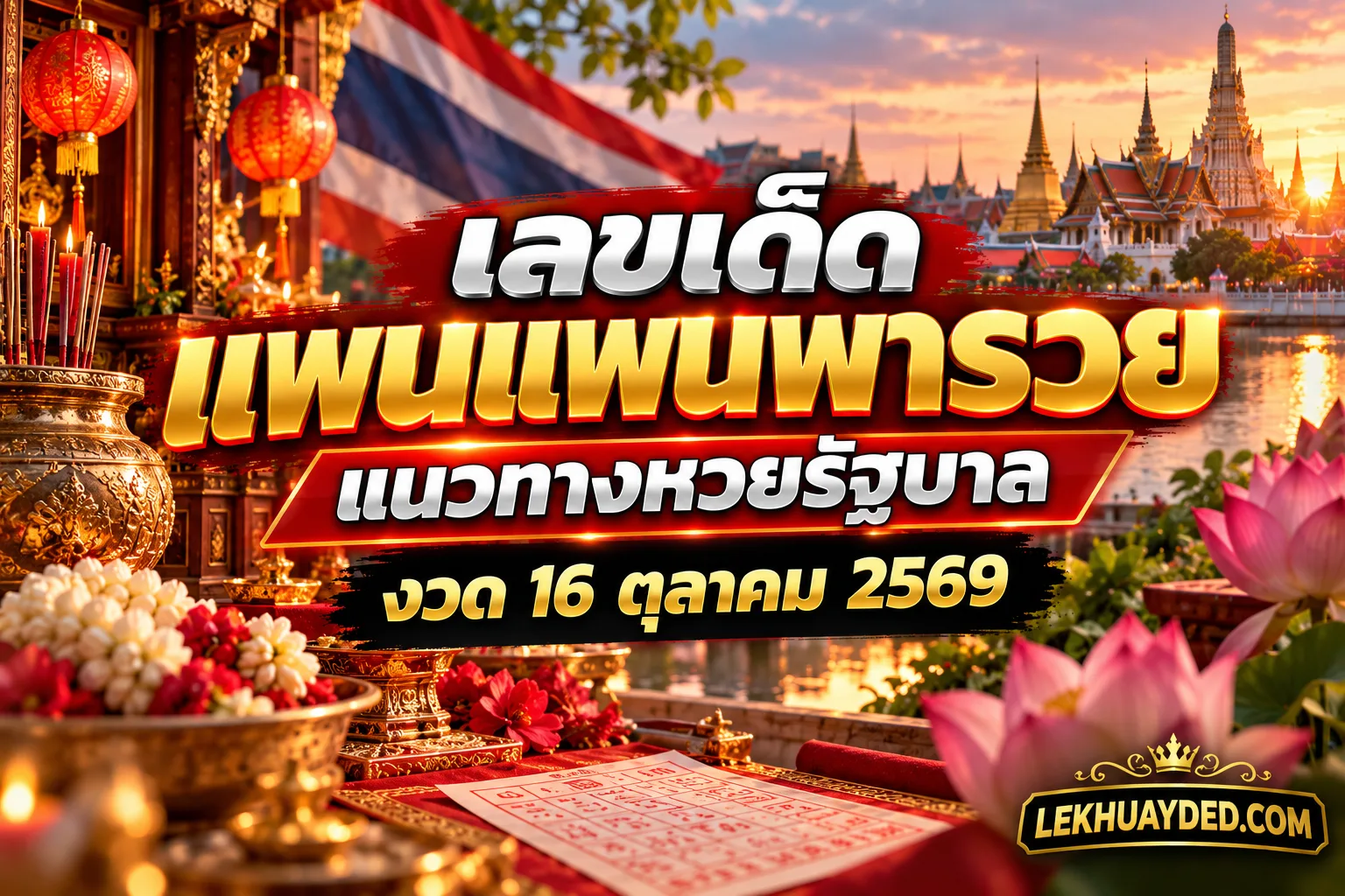 Read more about the article เลขเด็ดแพนแพนพารวย แนวทางหวยรัฐบาลงวด 16 ตุลาคม 2569