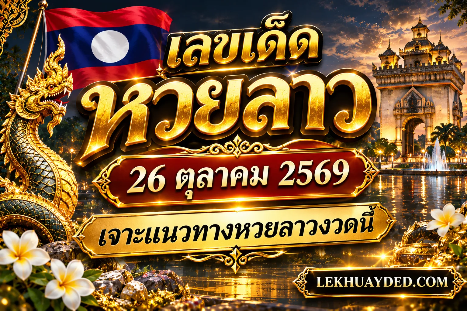 Read more about the article เลขเด็ดหวยลาว 26 ตุลาคม 2569 เจาะแนวทางหวยลาวงวดนี้