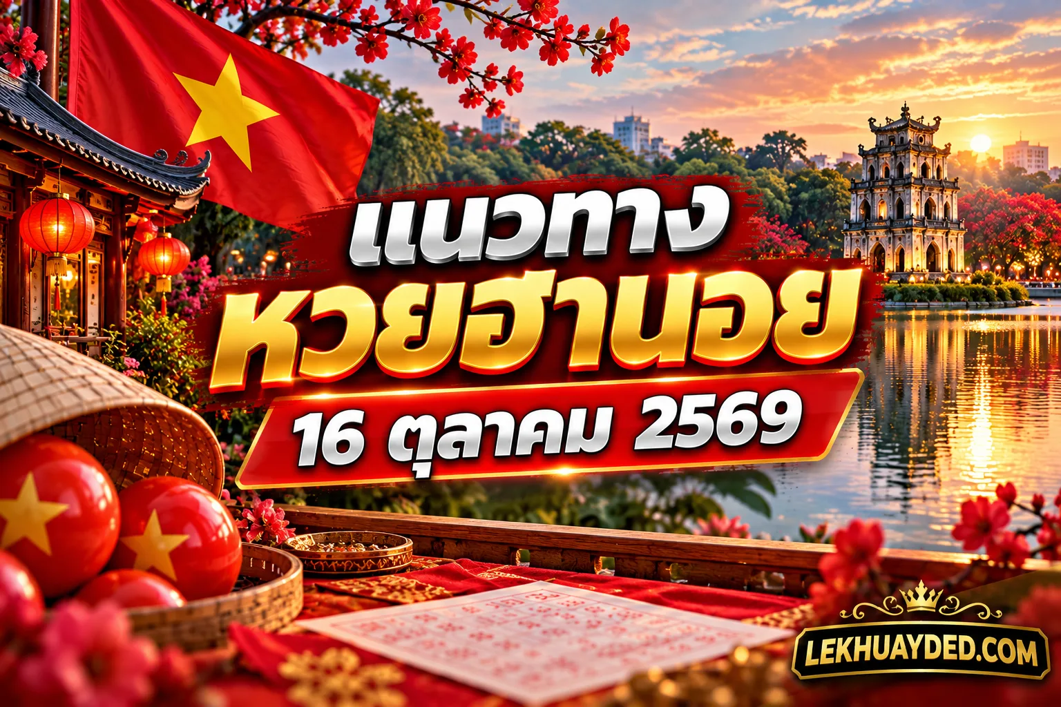 Read more about the article แนวทางหวยฮานอย 16 ตุลาคม2569  วิเคราะห์เลขเด็ดสถิติแม่นๆ ต้อนรับวันศุกร์